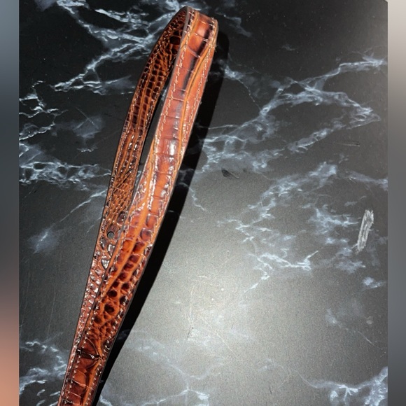 BRAHMIN Melbourne Collection Handbag Katie Leather Crocodile Crossbody AUTHENTIC - Picture 12 of 16